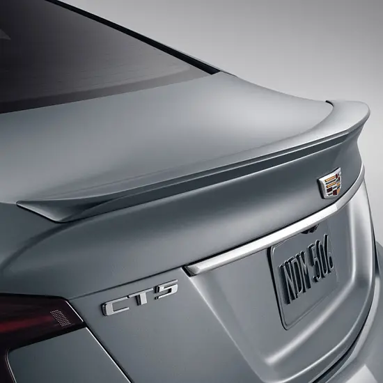 2021 CT5 | Spoiler | Rear Decklid | Flush-Mounted | Satin Steel Metallic | G9K