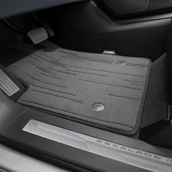 2025 Escalade IQ | Floor Mats | Dark Cinder Gray | Premium Carpet Inserts | Front | Second | Third | Set of 5