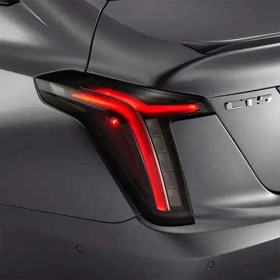 2021 CT5 | Taillamps | Clear Finish LED | Crystalline Inner Elements | Rear Signal Lamps | Pair