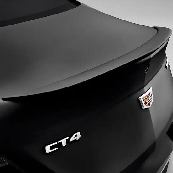 2021 CT4 | Spoiler | Flush-Mount | Rear Decklid | Black Raven | GBA