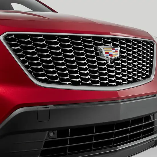 2021 XT4 | Front Grille Upgrade | Galvano Mesh and Surround | Cadillac Logo | Radiant Package Grille
