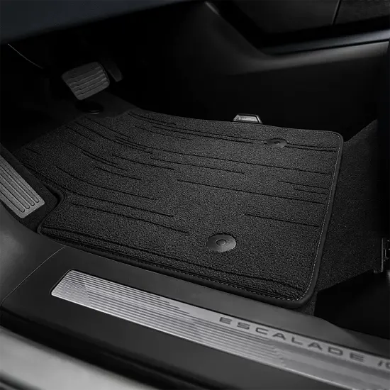 2026 Escalade IQ | Floor Mats | Backen Black | Premium Carpet Inserts | Front | Executive Second | Third | Set of 5