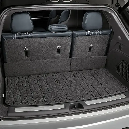 2026 Escalade IQ | Cargo Area Mat | Black | Premium Carpet | Cadillac Logo