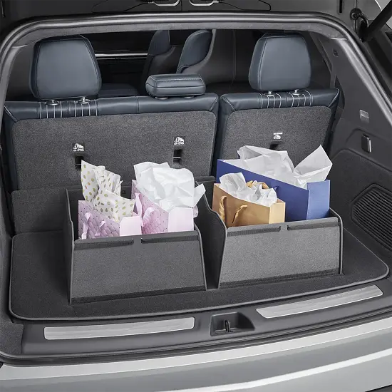 2026 Escalade IQ | Cargo Area Mat | Black | Integrated Cargo Bins | Premium Carpet