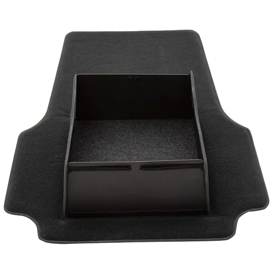 2026 Escalade IQ | eTrunk Mat | Black | Integrated Cargo Bin | Premium Carpet