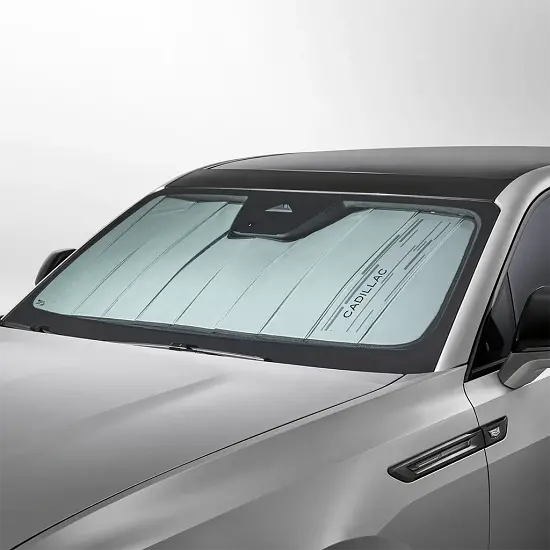 2026 Escalade IQ | Sunshade Package | Front Windshield | Silver | Escalade Logo