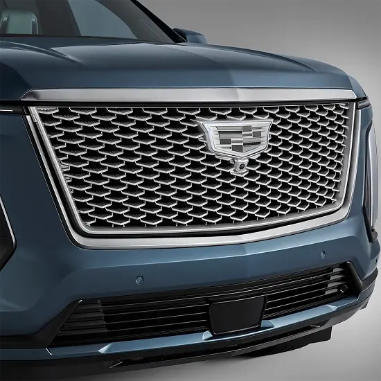 2025 Escalade | Front Grille Upgrade | Silver Mesh Grille | Galvano Surround | SJ9 | Single