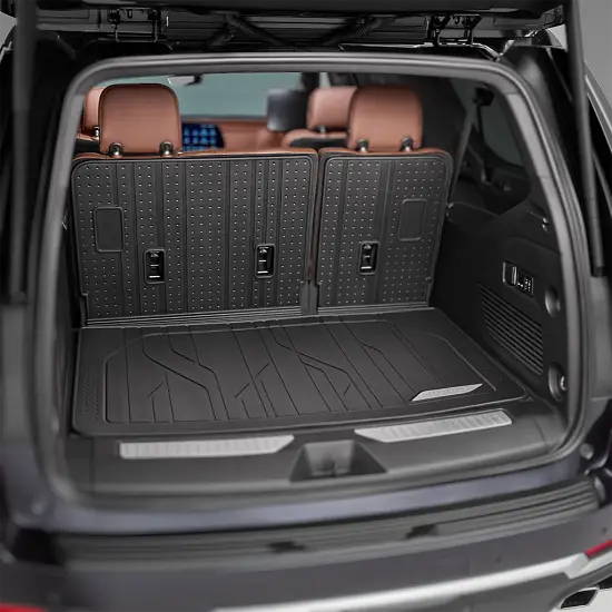 2024 Suburban | Cargo Liner | Black | Integrated | All-Weather | Chevrolet Script Logo